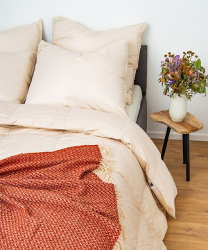 Organic cotton kołdra letnia puch 90% 155x200