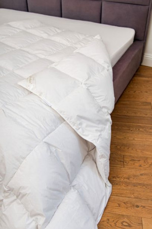 Optima kołdra całoroczna puch 85% biel 200x220