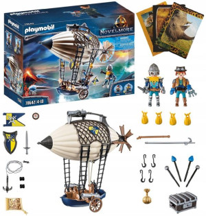 Playmobil 70642 Novelmore Sterowiec Dario Okręt + Gratis Zeszyt