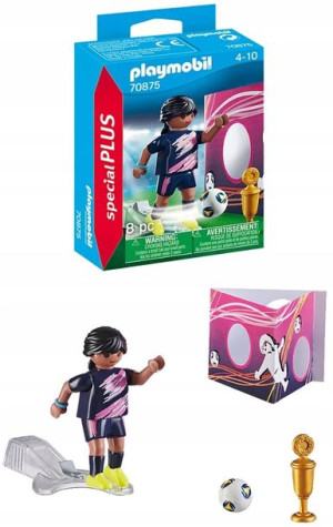 Playmobil 70875 Figurka Piłkarz Piłkarka Boisko