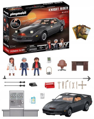 Playmobil 70924 KNIGHT RIDER Samochód Dźwięk 3 Figurki + Gratis Zeszyt