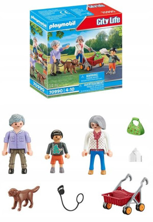Playmobil 70990 Dziadkowie Z Wnuczkiem 3 Figurki +