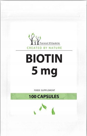 Biotyna 5mg - FOREST Vitamin - 100tabl