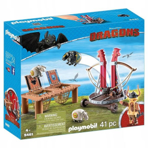 Playmobil 9461 Pyskacz Gbur Z Katapultą Do Owiec