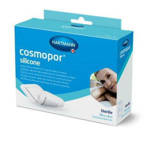 Cosmopor Silicone opatrunek samoprzylepny z warstwą silikonu 10cmx 8cm 5szt