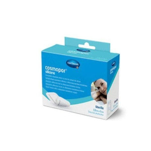 Cosmopor Silicone, opatrunek samoprzylepny z warstwą silikonu, 7,2x5cm 5szt