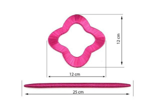 Upinacz Dekoracyjny 011 Długość 15 Cm Amarantowy