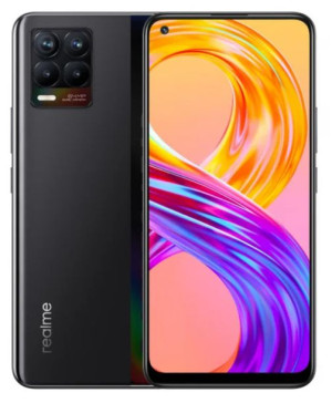 Realme 8 4G Dual Sim 4GB RAM 64GB - Cyber Black