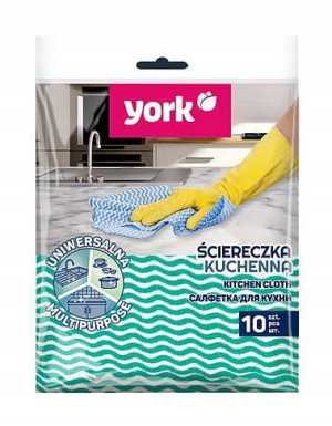 YORK Ściereczka kuchenna uniwersalna 10 sztuk