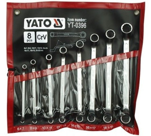 Klucze Oczkowe-gięte Yato Yt-0396 6-22mm Odgięte