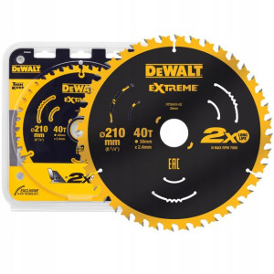 Dewalt Dt20433 Tarcza Piła Do Drewna 210x30mm 40z