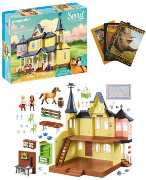 Playmobil Spirit 9475 Szczęśliwy Dom Lucky + Gratis Zeszyt