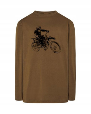 Longsleeve męski nadruk Motor MOTOCROSS r.3XL