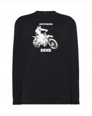 Longsleeve męski nadruk motor MOTOCROSS r.3XL