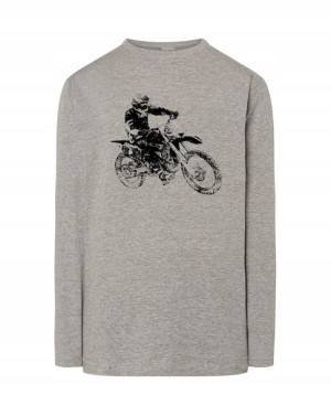 Longsleeve męski nadruk Motor MOTOCROSS r.XL