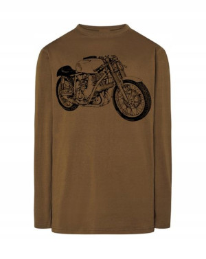 Longsleeve męski nadruk Motor Motocykl r.XL