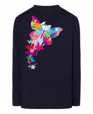 Longsleeve męski nadruk Motyl Rozm.M