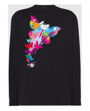 Longsleeve męski nadruk Motyl Rozm.XXL