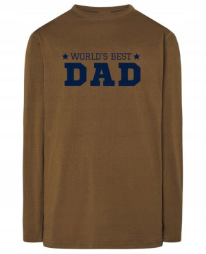 Longsleeve męski nadruk Najlepszy Tata r.3XL