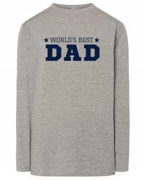 Longsleeve męski nadruk Najlepszy Tata r.4XL