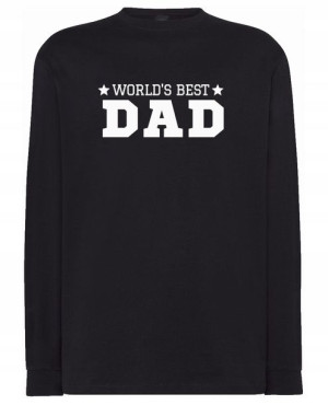 Longsleeve męski nadruk Najlepszy Tata r.XL
