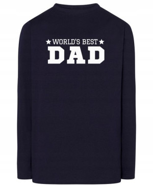 Longsleeve męski nadruk Najlepszy Tata r.XXL