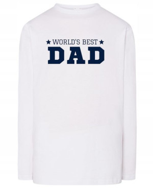 Longsleeve męski nadruk Najlepszy Tata r.XXL