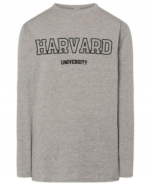 Longsleeve męski nadruk napis HARVARD r.4XL
