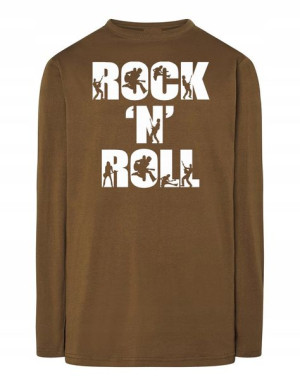 Longsleeve męski nadruk napis ROCK’n ROLL r.3XL