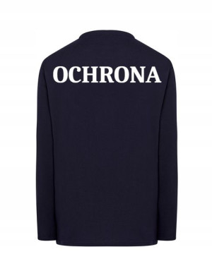 Longsleeve męski nadruk Ochrona Rozm.XS