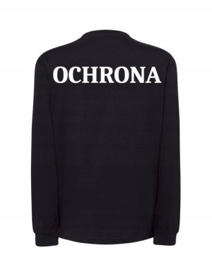 Longsleeve męski nadruk Ochrona Rozm.XS