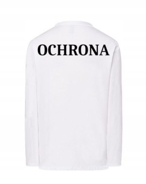 Longsleeve męski nadruk Ochrona Rozm.XXL