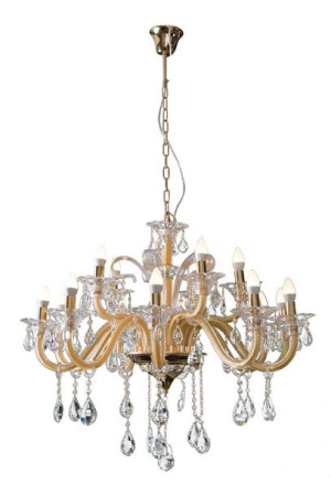 Lampa Glitter (2) (fi) 95x70-134 Cm Złoty