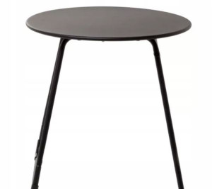 Stolik kawowy balkonowy tarasowy ogrodowy stół metalowy okrągły