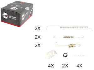 Sprężynki Do Szczęk Ham. Honda Accord 98-02 A.b.s.