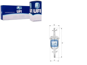 Filterek Przeplywowy Uniwersalny Ufi
