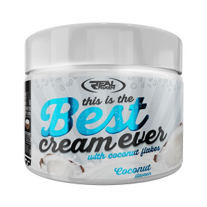 Best Cream - KREM KOKOSOWY - Kokosowy z wiórkami - Real Pharm - 500g