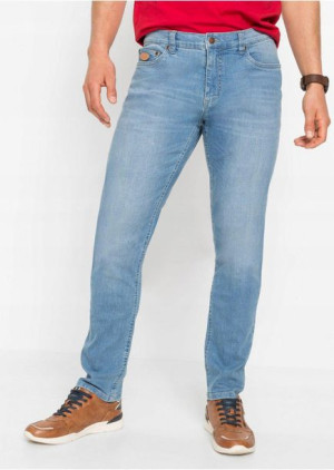 Bonprix Jeansy Spodnie Jeansowe Ze Stretchem Slim Fit Kieszenie 50 939632