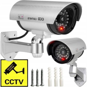 Kamera Atrapa Ir Led Kamery Zewnętrzna Monitoring