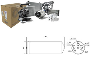 Osuszacz Klimatyzacji Volvo S40 I V40 Mitsubishi C
