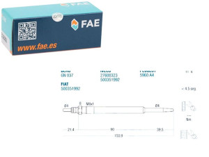 Świeca Żarowa Fiat Iveco Fae