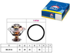 Termostat Facet 04l121026n 04l121026r 1880945 5809
