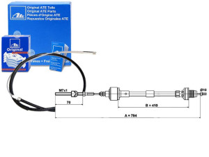 Linka Sprzęgła Opel Corsa B Tigra 1.2-1.7d 03.93-1