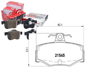 Klocki Hamulcowe Nissan Primera 90-02 Tył Brembo