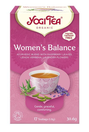 Herbata WOMAN'S BALANCE Dla kobiety: harmonia BIO YOGI TEA