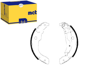 Szczęki Hamulcowe Peugeot 207 06- Metelli