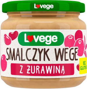 Smalec wegański z żurawiną Lovege 175 g - Sante