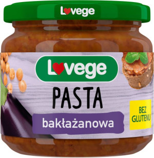 Pasta bakłażanowa Bezglutenowa Lovege 170 g - Sante