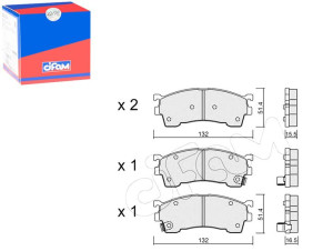 Klocki Hamulcowe Mazda 323 00- Cifam