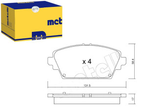 Klocki Hamulcowe Nissan Almera Tino 00- Metelli